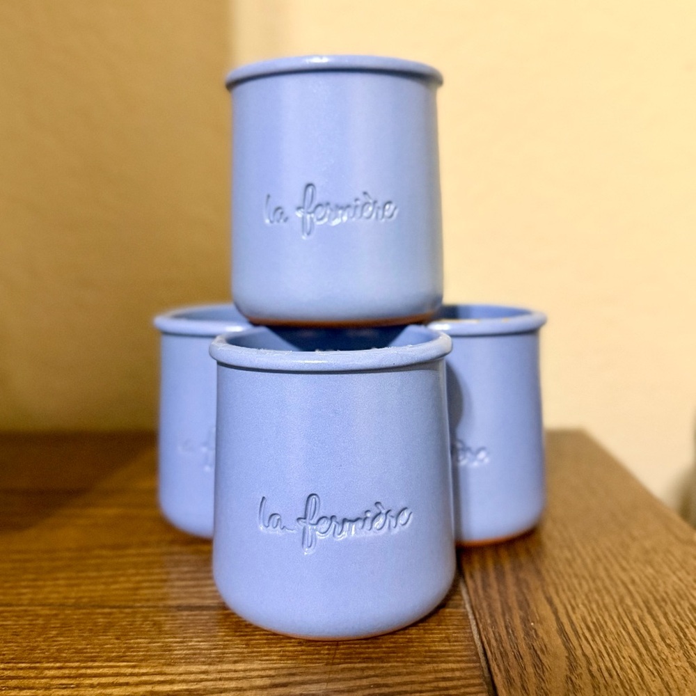 La Fermière Set of 4 Ceramic Cups Set